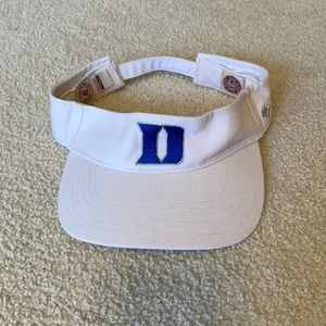Duke University White Visor